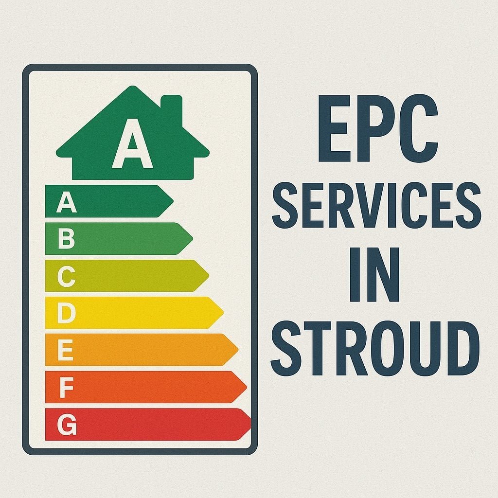 EPC services in Stroud with an A to G energy rating scale